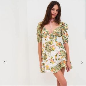 ISO For Love and Lemons Rosalyn Mini Dress